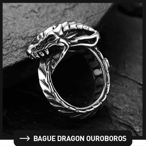 bague dragon ouroboros